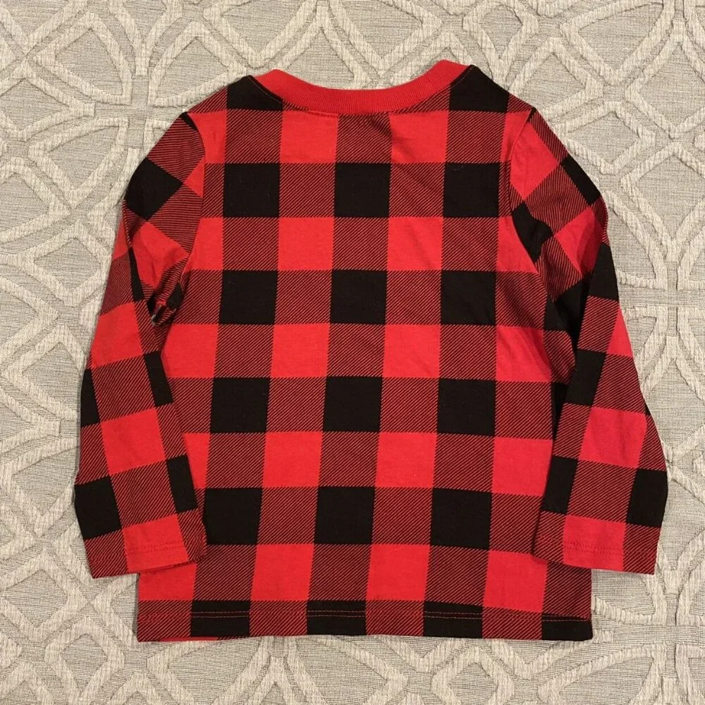Old Navy 3T Red Buffalo Plaid Shirt